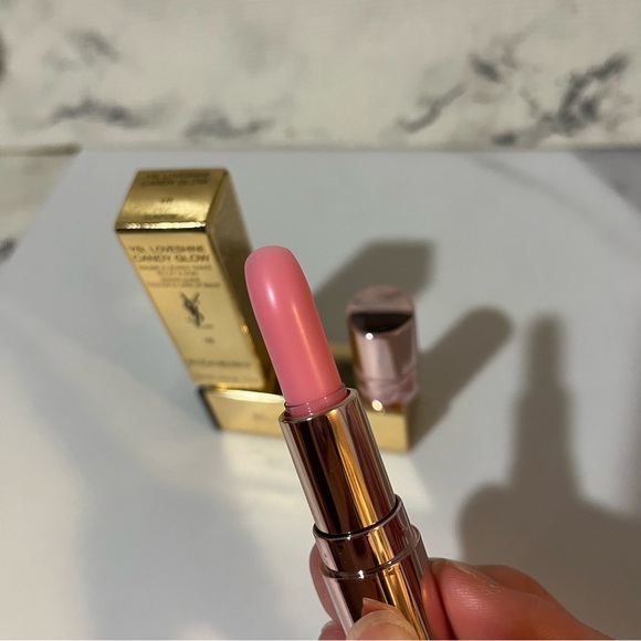 YSL Loveshine Candy Glow Tinted Lip Balm • 1B Pink Sunrise - Picture 5 of 10